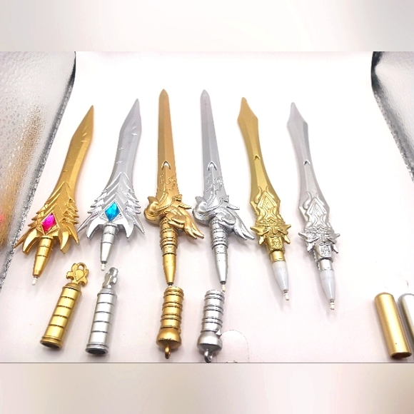 Lot of SIX Gold and Silver Color 7 inch Writing Pen + Letter Openers - Picture 5 of 8